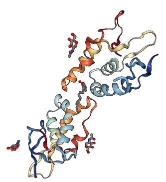 Structure of FZD4 membrane protein.