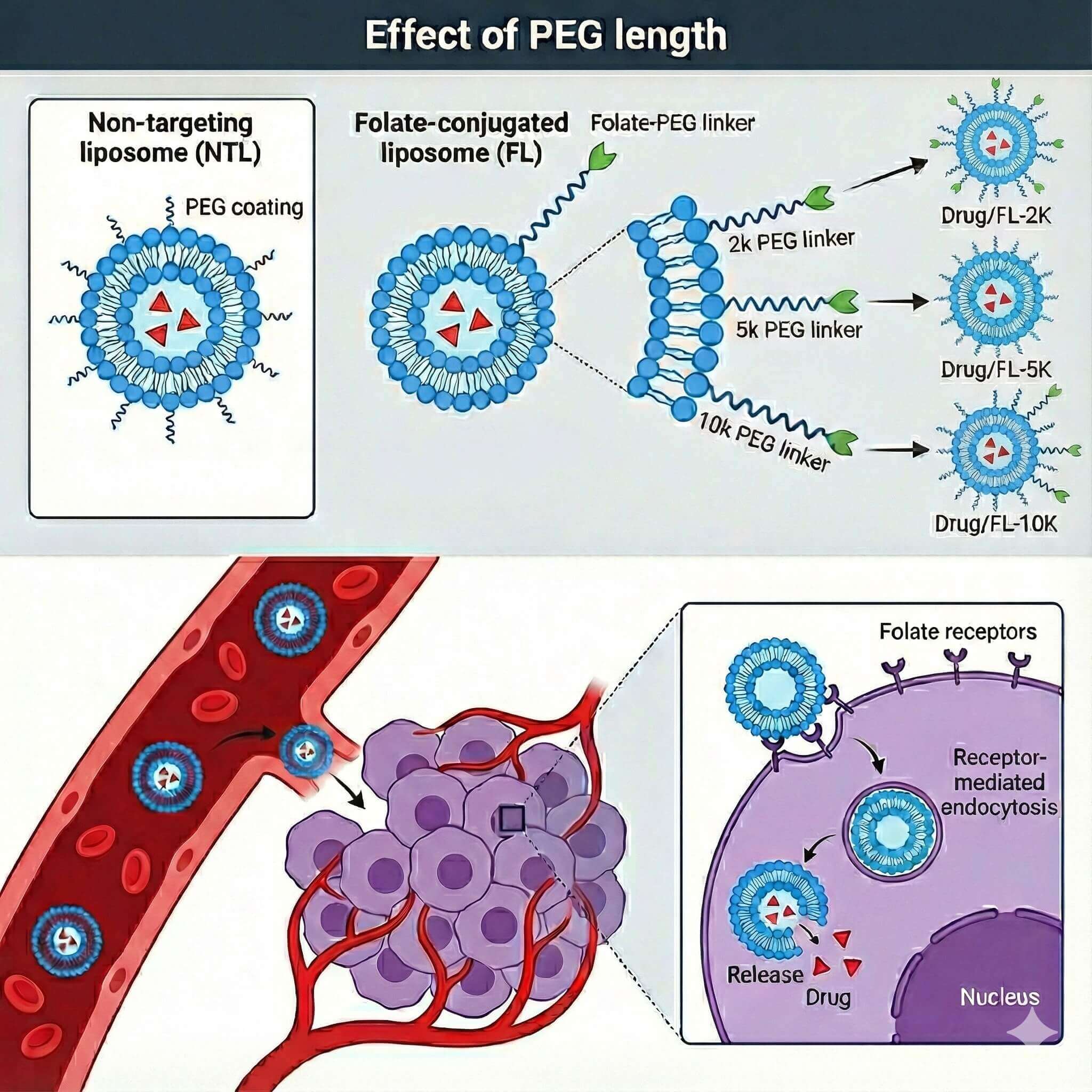 PEG-based folate-conjugated liposomes. (Creative Biolabs AI) 