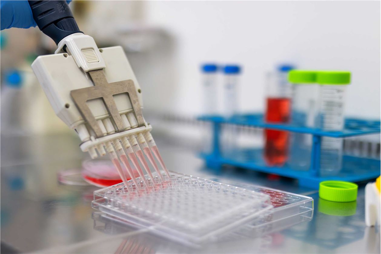 A slide illustrating High-Throughput Excipient Screening applied in the vaccine formulation development solution.