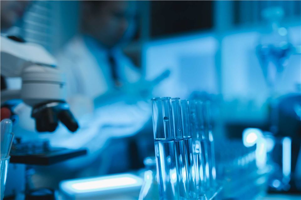 A slide highlighting the Core Advantages of Creative Biolabs regarding the vaccine formulation development solution.