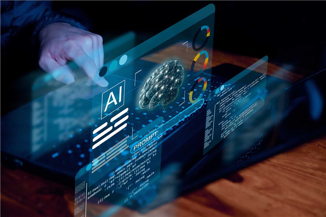 A slide introducing the AI-Driven Neoantigen Prediction within the Cancer Vaccine Development Solution.