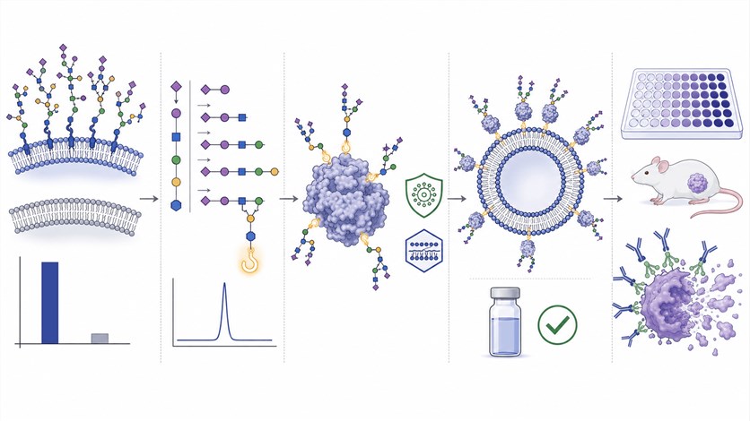 Ganglioside vaccine development workflow