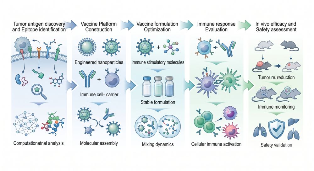 CA125 vaccine development workflow