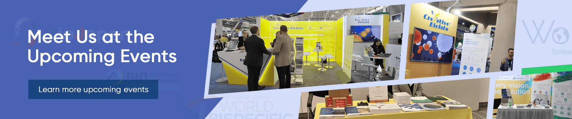 Meet Us at the Upcoming Events